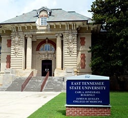 East Tennessee State University James H Quillen College Of