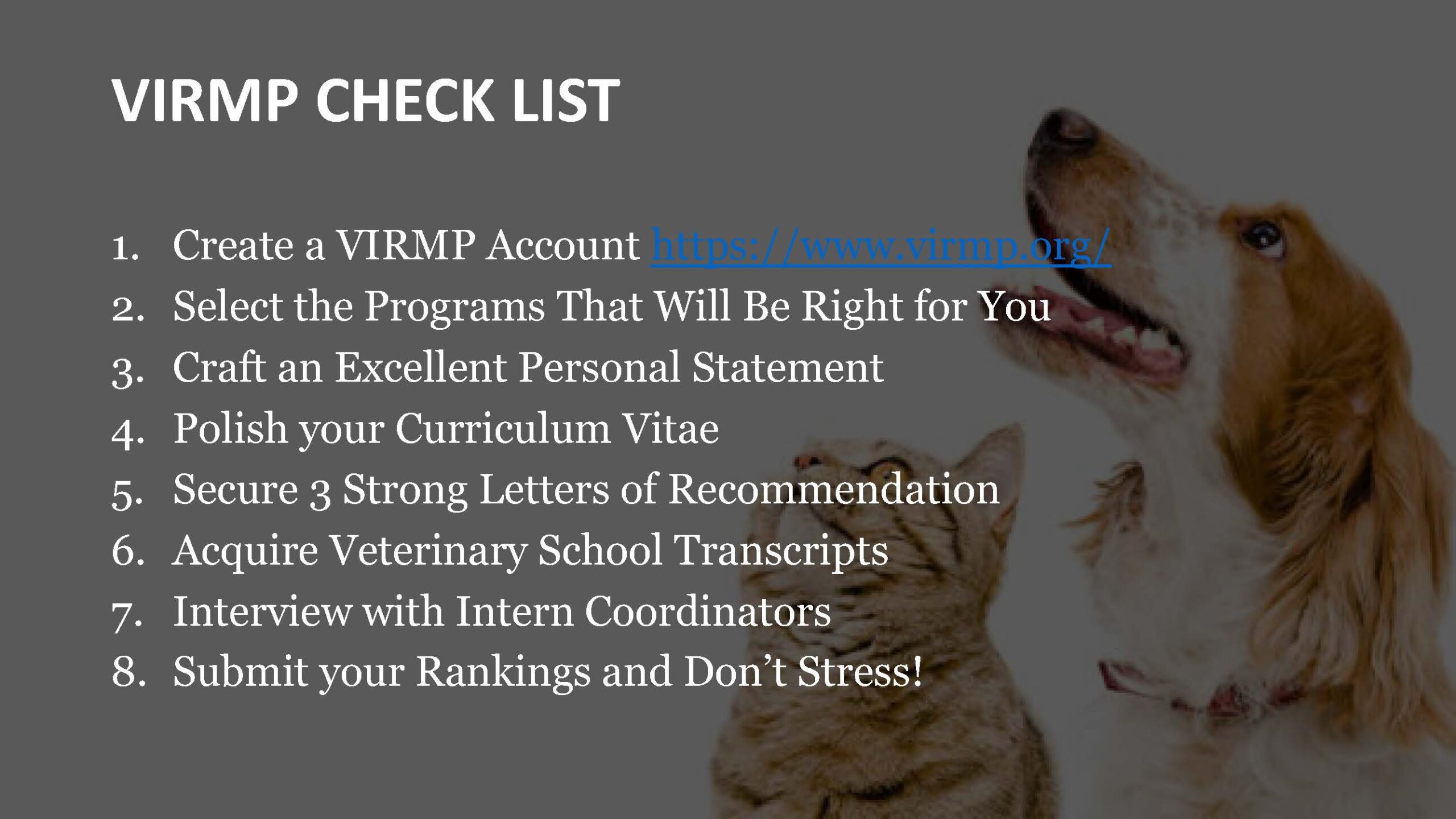 veterinary internship personal statement