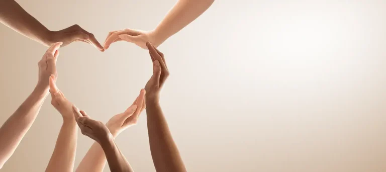 Hands forming a heart